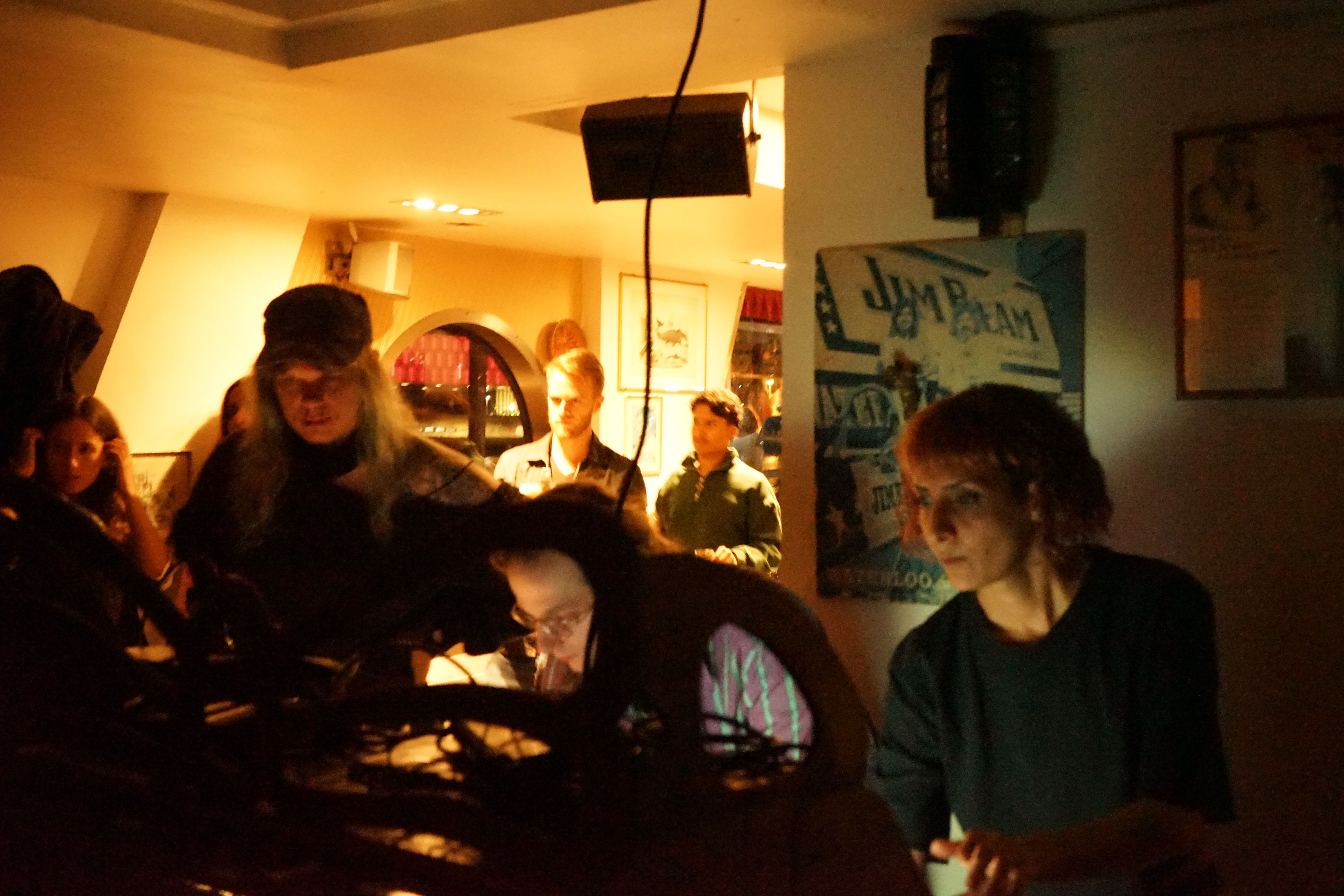 Photo of Razieh and polymorphic_engine performing