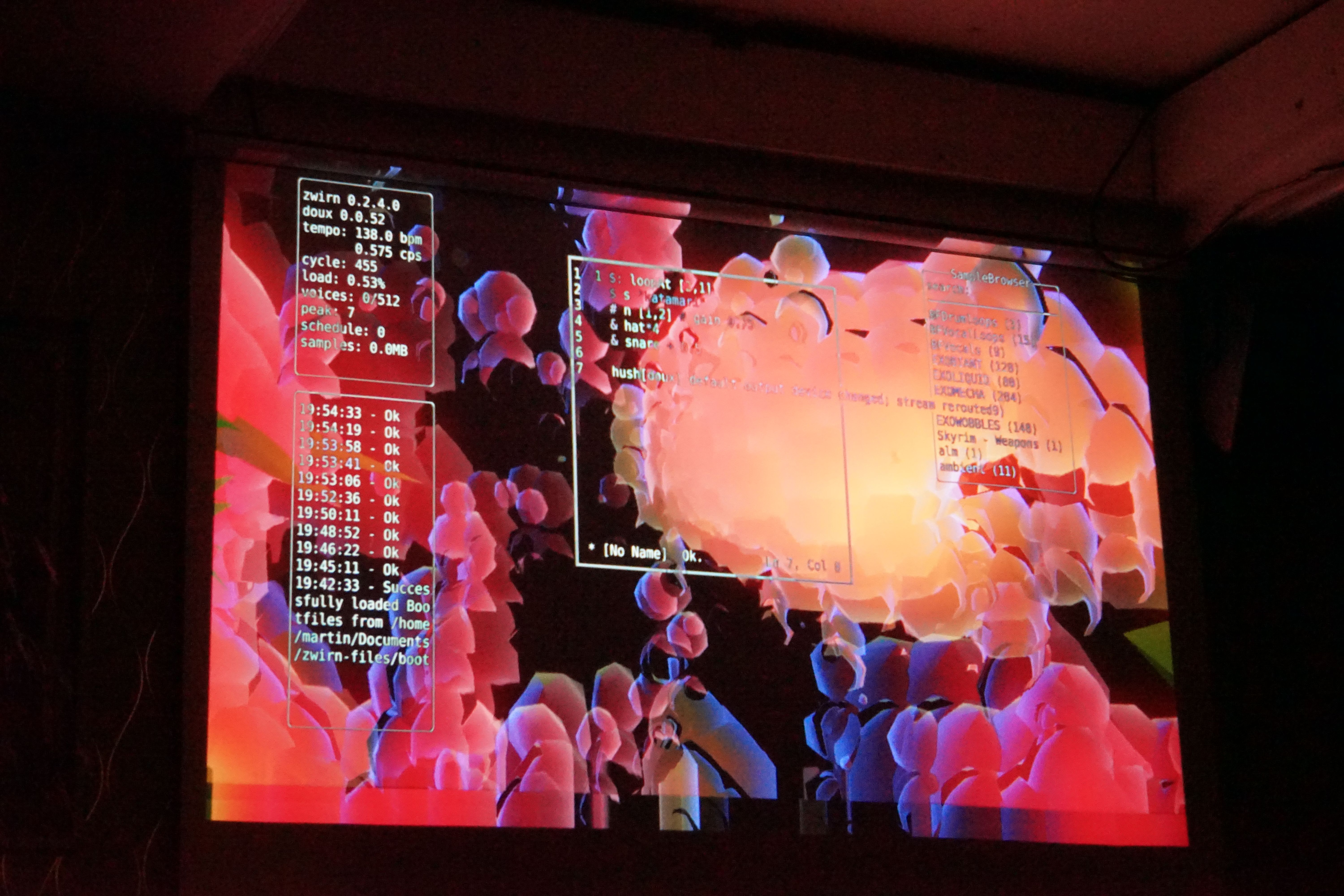 Photo of Razieh and polymorphic_engine's projection